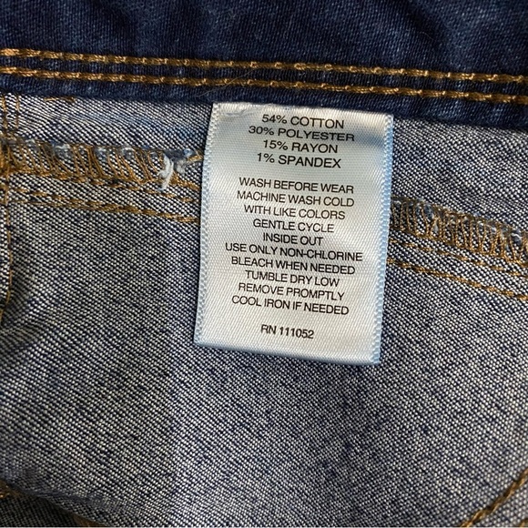 Wishful Park High Rise Rolled Cuff Stretch Jean Shorts - Picture 7 of 7